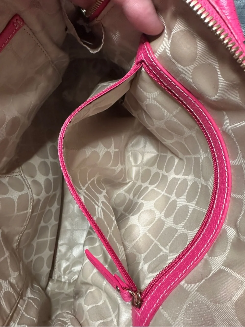kate spade Hot Pink Leather Shoulder Bag